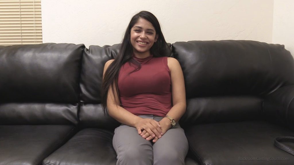 Alyssa on Backroom Casting Couch. 